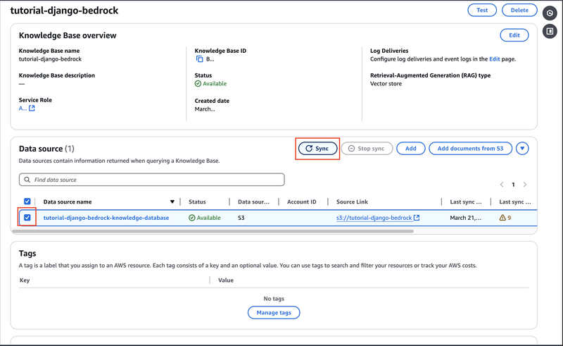 Sync Data Source