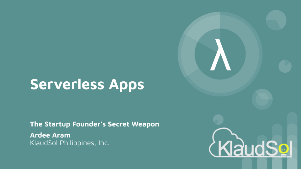 Serverless apps: The startup founder's secret weapon